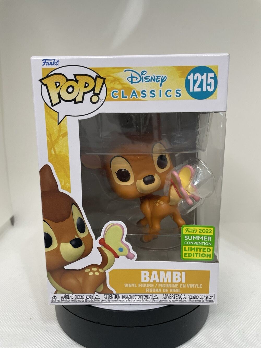 Funko Pop Bambi #1215 Vinyl Figure Disney Classics 2022 Summer Collection